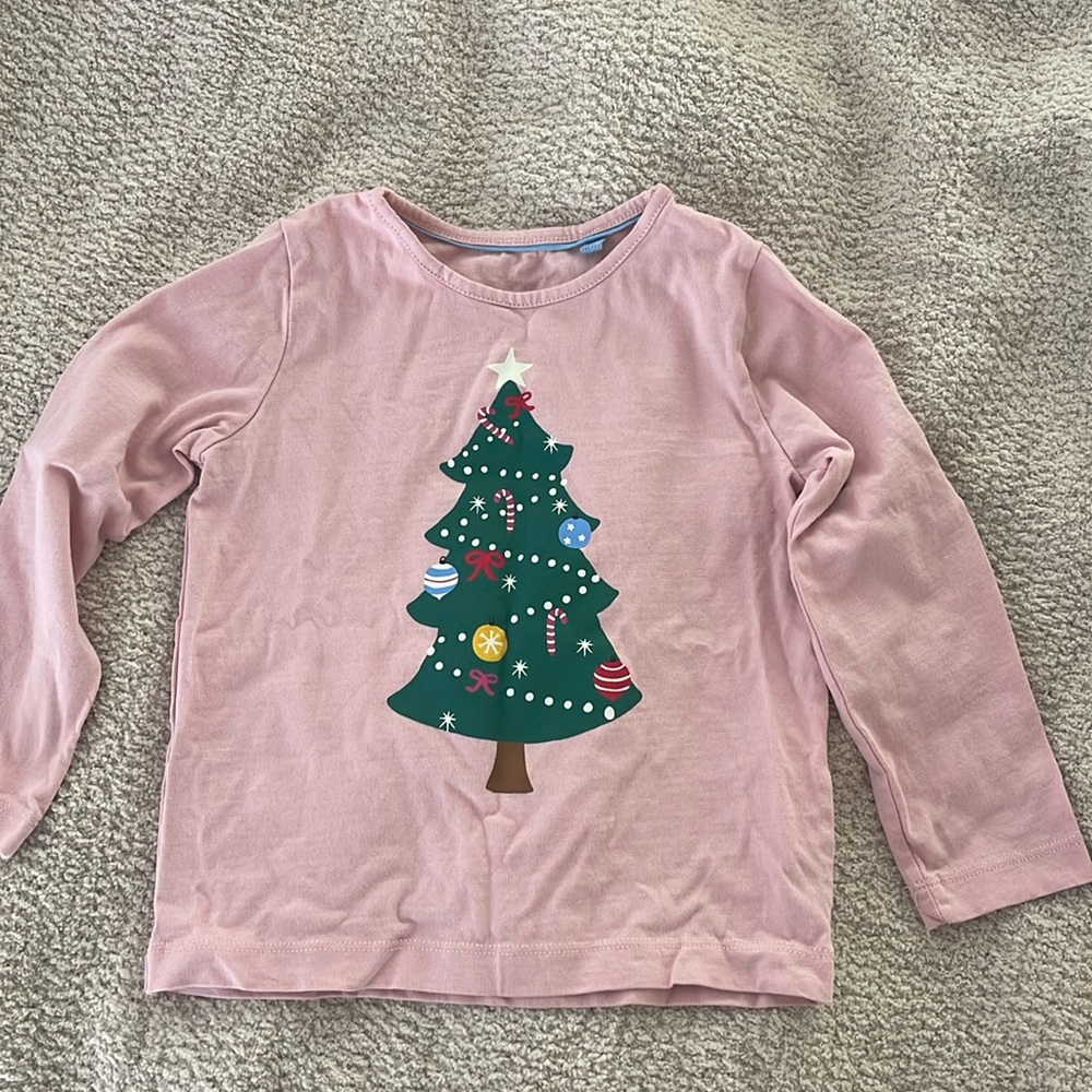 Mini Boden Christmas Shirt (size 3-4T)